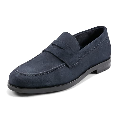 Rockport Herren Sutton Penny Loafer, Dunkelblau, 47.5 EU von Rockport
