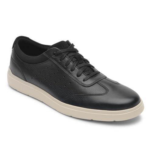 Rockport Herren Total Motion Court T-Toe Oxford, Schwarz, 44 EU von Rockport