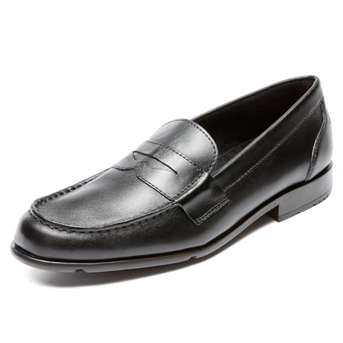 Rockport Klassischer Penny-Loafer für Herren, schwarz 2, 47.5 EU von Rockport