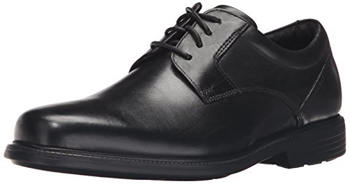 Rockport Men's Charles Road Plain Toe Oxford Black Leather 11.5 W (EE) von Rockport
