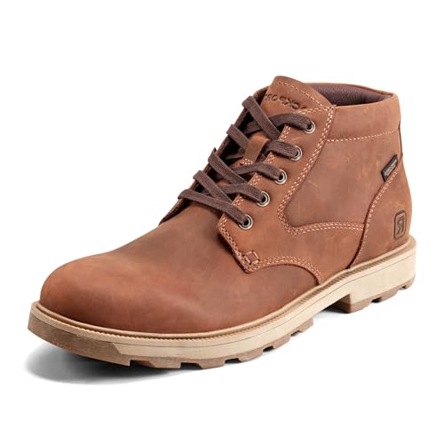 Rockport Men's Seamus Waterproof Boot Ankle, Naturleder, 44.5 EU von Rockport