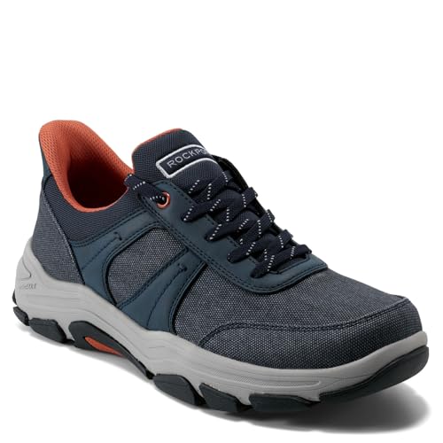 Rockport Rhett Herren-Sneaker, Dunkelblaues Segeltuch, 41 EU von Rockport