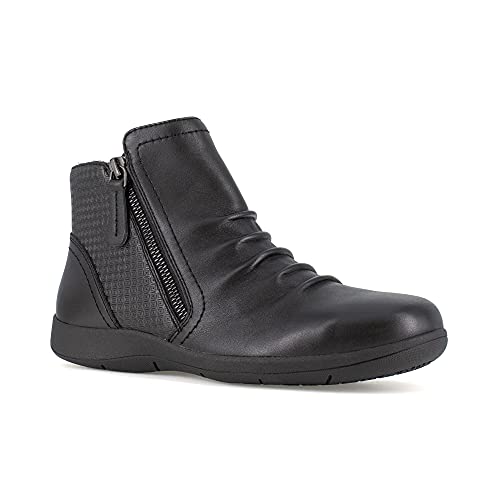 Rockport Rk761 Damen-Schlupfschuh mit Gänseblümchen-Motiv, Sicherheitsschuh aus Legierung, Schwarz, Schwarz, 7.5 von Rockport
