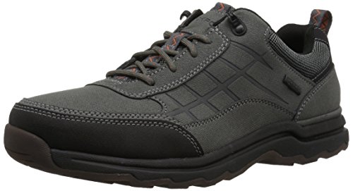Rockport - Wayde Mudguard Oxford Herren, Grau (Slate), 38.5 EU W von Rockport