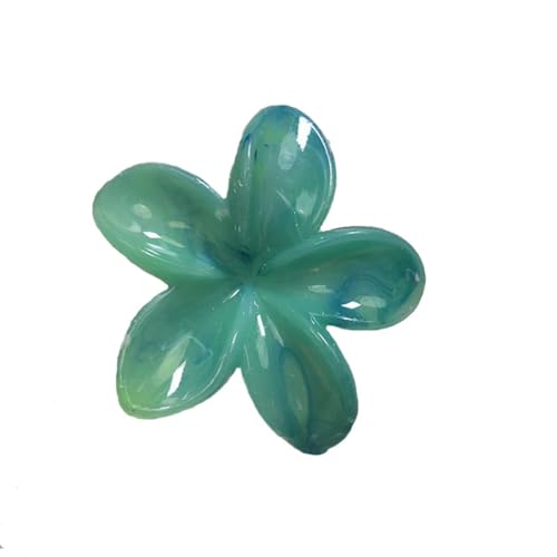 Rockreyoa 2 Stück Blumen Haarspangen Damen Rutschfeste Haarklammern Flower Hair Claw Clips Blumenförmige Krallenklammern Haarschmuck Blumenklammern für Frauen Mädchen Haarstyling Zubehör Blau#1 von Rockreyoa