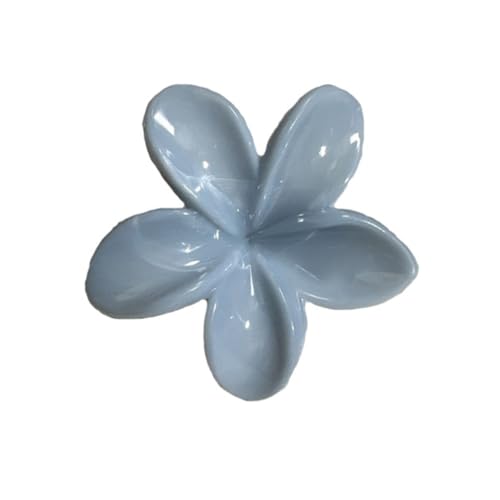Rockreyoa 2 Stück Blumen Haarspangen Damen Rutschfeste Haarklammern Flower Hair Claw Clips Blumenförmige Krallenklammern Haarschmuck Blumenklammern für Frauen Mädchen Haarstyling Zubehör Blau von Rockreyoa
