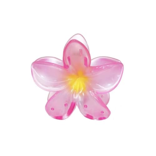Rockreyoa 2 Stück Blumen Haarspangen Damen Rutschfeste Haarklammern Flower Hair Claw Clips Blumenförmige Krallenklammern Haarschmuck Blumenklammern für Frauen Mädchen Haarstyling Zubehör Gelb Rosa von Rockreyoa