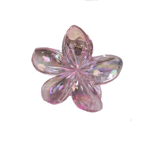 Rockreyoa 2 Stück Blumen Haarspangen Damen Rutschfeste Haarklammern Flower Hair Claw Clips Blumenförmige Krallenklammern Haarschmuck Blumenklammern für Frauen Mädchen Haarstyling Zubehör Rosa#1 von Rockreyoa
