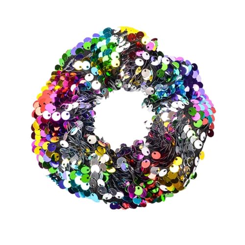 Rockreyoa Glitzer Haargummi Pailletten Bunt Meerjungfrau Pailletten Haargummi Funkelnde Hair Scrunchies Glitzer Pferdeschwanzhalter Elastische Zopfgummi Haarschmuck Haarbänder für Mädchen Bunt#1 Rockreyoa Glitzer Haargummi Pailletten Bunt Meerjungfrau Pailletten Haargummi Funkelnde Hair Scrunchies Glitzer Pferdeschwanzhalter Elastische Zopfgummi Haarschmuck Haarbänder für Mädchen Bunt#1 von Rockreyoa