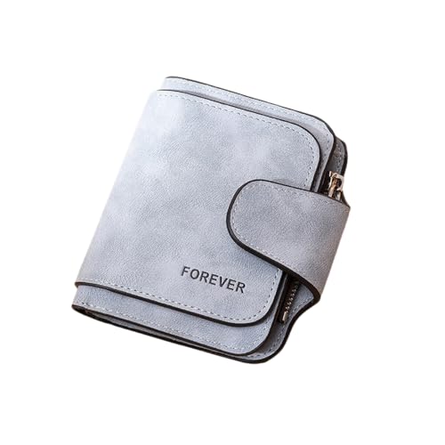 Rockreyoa Große Damen Geldbörse Lang Portemonnaie Frauen Groß Geldbeutel Leder Clutch Viel Kartenfächer Wallet Viele Fächer mit 14 Kartenfächer Geldbeutel aus Leder Coin Purse Wallet Kurz Grün von Rockreyoa