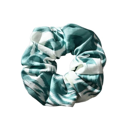 Rockreyoa Haargummis Elastische Glitzer Haargummi Funkelnde Hair Scrunchies Mode Pferdeschwanz Halter Scrunchie Schöne Haarkschmuck Gummibänder Zopfgummis für Frauen Damen Mädchen Lindgrün von Rockreyoa