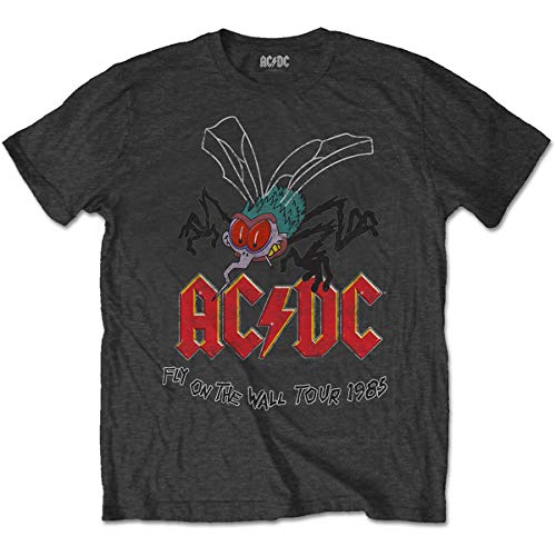 AC/DC Fly On The Wall Tour offiziell Männer T-Shirt Herren (X-Large) von Rock Off