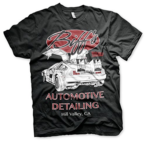 Back to The Future Biff's Automotive Detailing offiziell Männer T-Shirt Herren (Large) von Rocks-off