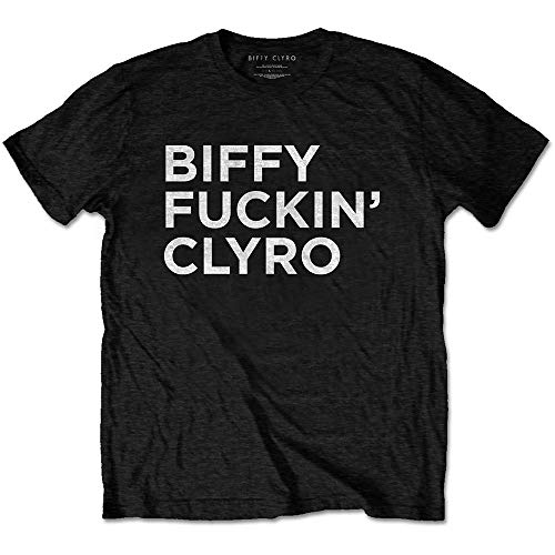 Biffy Clyro Herren TShirt -XXL- Biffy Fuckin' Clyro Schwarz von Rocks-off