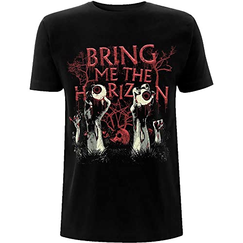 Bring Me The Horizon Graveyard Eyes offiziell Männer T-Shirt Herren (Large) von Rock Off