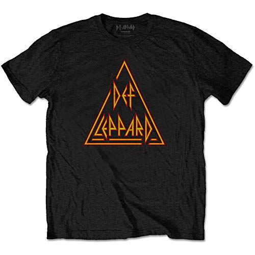 Def Leppard Classic Triangle offiziell Männer T-Shirt Herren (Medium) von Rocks-off