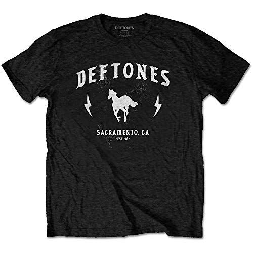 Deftones Electric Pony offiziell Männer T-Shirt Herren (Large) von Rocks-off