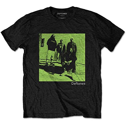 Deftones Green Photo offiziell Männer T-Shirt Herren (Large) von Rocks-off