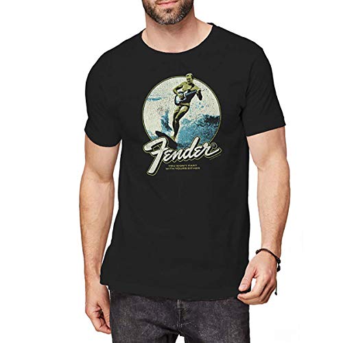 Fender Electric Guitars Stratocaster Telecaster offiziell Männer T-Shirt Herren (Medium) von Rocks-off