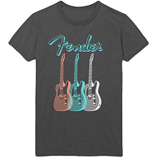 Fender Electric Guitars Telecaster offiziell Männer T-Shirt Herren (XX-Large) von Rocks-off