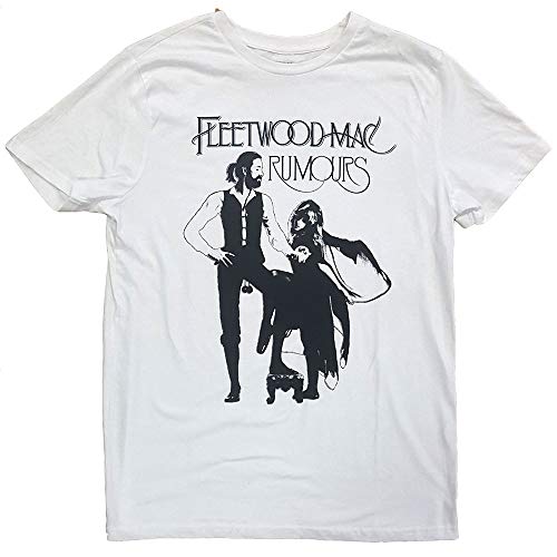 Fleetwood Mac Rumours Sketch offiziell Männer T-Shirt Herren (Large) von Rocks-off