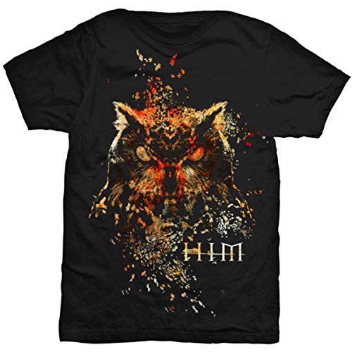 HIM H.I.M. Ville Valo Love Metal Dark Light offiziell Männer T-Shirt Herren (Large) von Rock Off