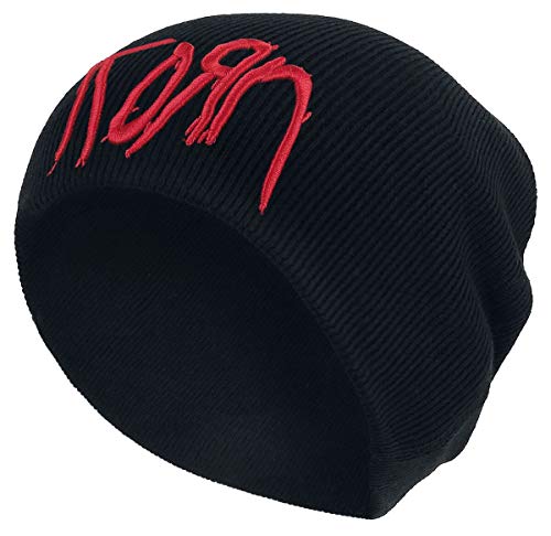 Korn Logo Mütze schwarz von Rocks-off