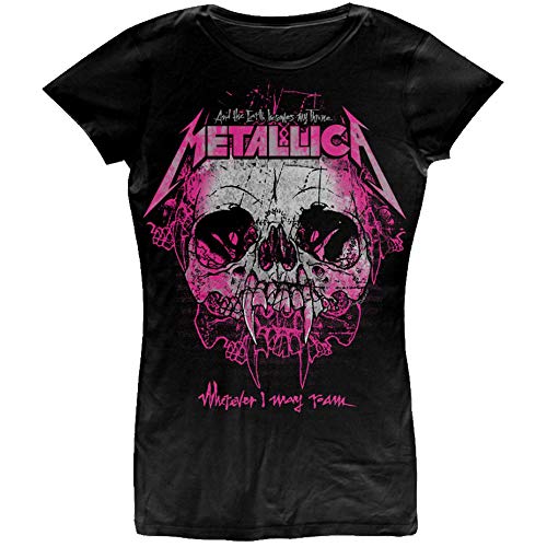 Ladies Metallica Wherever I May Roam offiziell Frauen T-Shirt Damen (Large) von Rocks-off