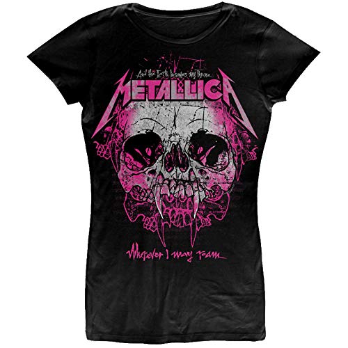 Ladies Metallica Wherever I May Roam offiziell Frauen T-Shirt Damen (Medium) von Rocks-off