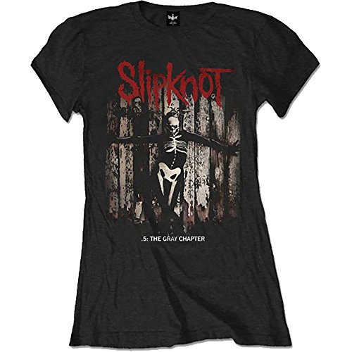 Ladies Slipknot .5: The Gray Chapter Album offiziell Frauen T-Shirt Damen (Medium) von Rocks-off