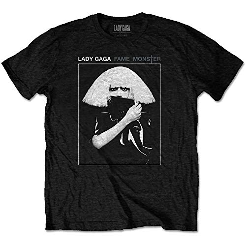 Lady Gaga Fame offiziell Männer T-Shirt Herren (Large) von Rock Off