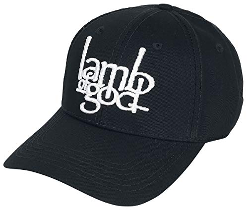 Lamb of God Logo - Baseball Cap Cap schwarz von Rocks-off