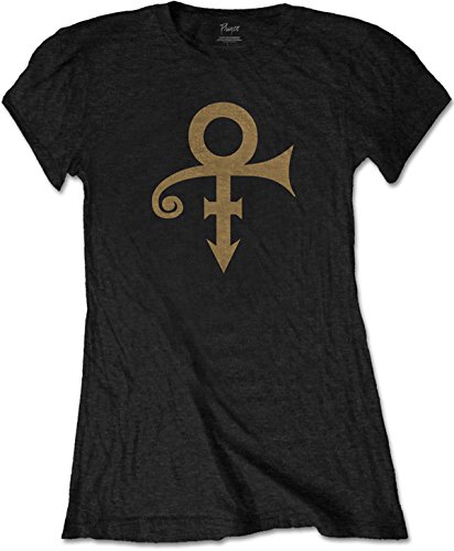 Offizielles Prinz-Symbol – Damen-T-Shirt, Schwarz Gr. M, Schwarz von Rocks-off