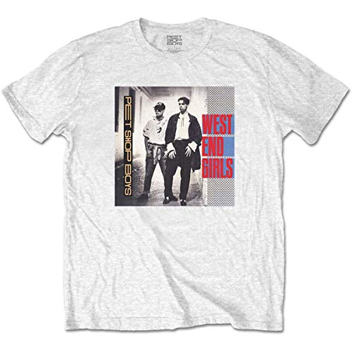 Pet Shop Boys West End Girls offiziell Männer T-Shirt Herren (Small) von Rocks-off