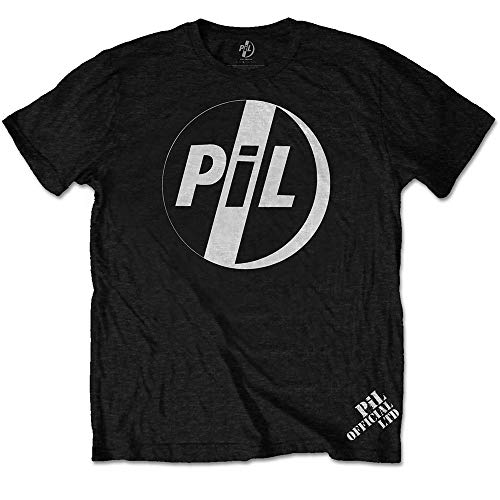 Pil (Public Image Ltd) White Logo offiziell Männer T-Shirt Herren (X-Large) von Rocks-off