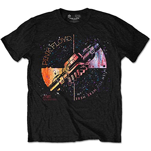 Pink Floyd Wish You were Here Handshake offiziell Männer T-Shirt Herren (Medium) von Rocks-off