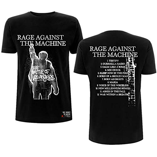 Rage Against The Machine Bola Album Cover offiziell Männer T-Shirt Herren (Large) von Rocks-off