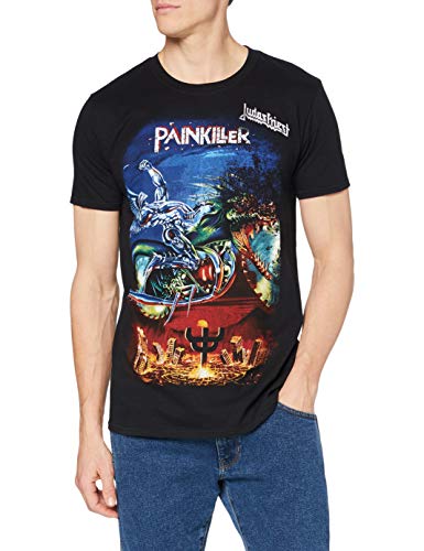 Rock Off Herren Judas Priest Painkiller T-Shirt, Schwarz, M von Rock Off