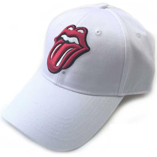 Rolling Stones Baseball cap Classic Tongue Weiß von The Rolling Stones