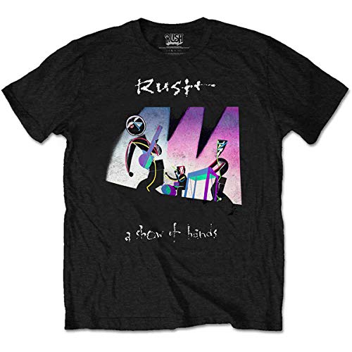 Rush Show of Hands Geddy Lee Alex Lifeson offiziell Männer T-Shirt Herren (Small) von Rocks-off