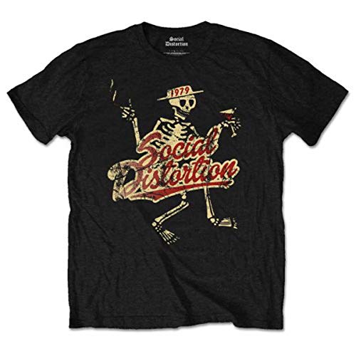 Social Distortion Vintage 1979 offiziell Männer T-Shirt Herren (Medium) von Rocks-off