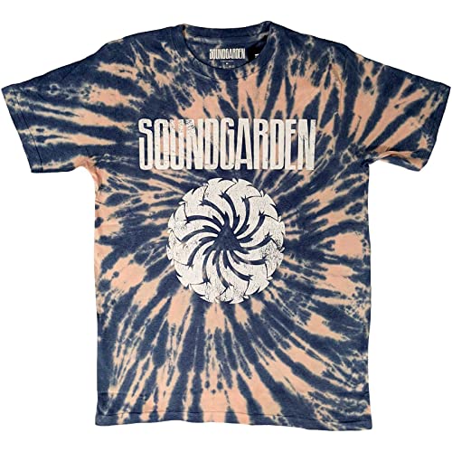 Soundgarden Logo Swirl offiziell Männer T-Shirt Herren (Medium) von Rock Off