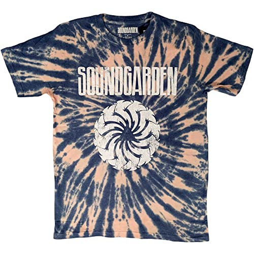 Soundgarden Logo Swirl offiziell Männer T-Shirt Herren (Small) von Rock Off