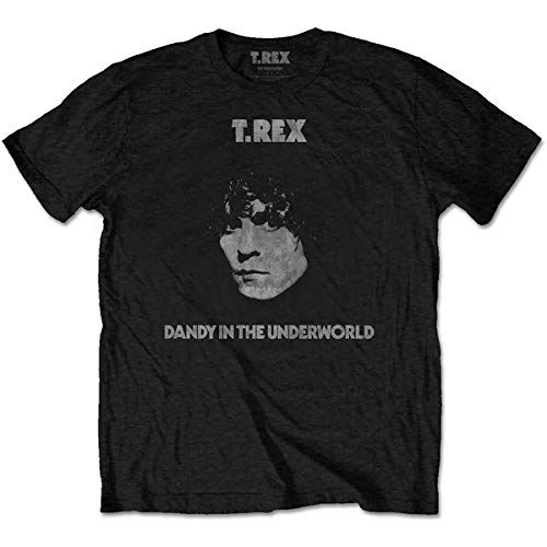 T. Rex Marc Bolan Dandy In The Underworld offiziell Männer T-Shirt Herren (XX-Large) von Rocks-off