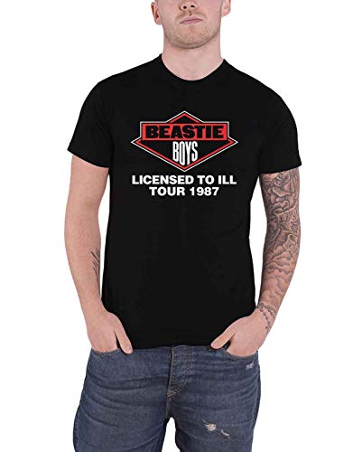 The Beastie Boys T Shirt Licensed to Ill Tour 1987 Nue offiziell Herren Schwarz L von The Beastie Boys