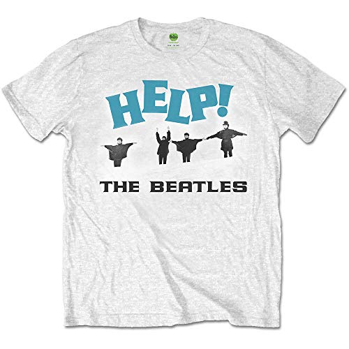 The Beatles Help! Snow offiziell Männer T-Shirt Herren (XX-Large) von Rock Off