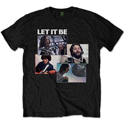 The Beatles Let It Be Recording Shots offiziell Männer T-Shirt Herren (XX-Large) von Rocks-off