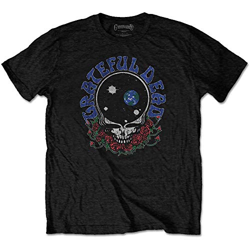 The Grateful Dead Space Face offiziell Männer T-Shirt Herren (Large) von Rock Off