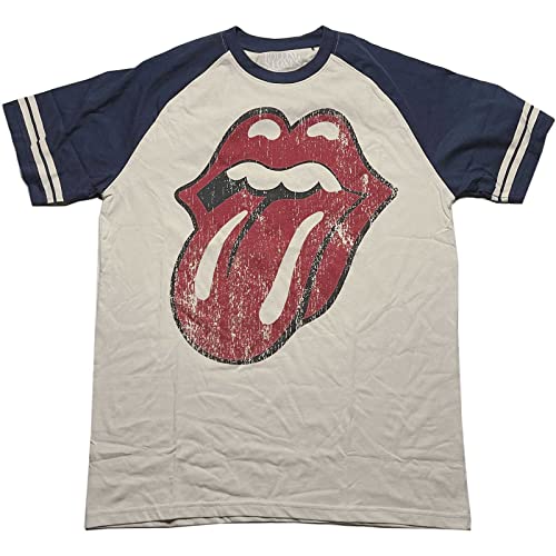 The Rolling Stones Lick offiziell Männer T-Shirt Herren (Medium) von Rock Off