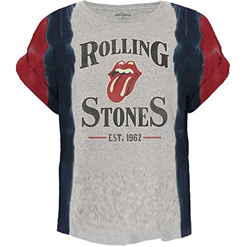 The Rolling Stones Satisfaction offiziell Männer T-Shirt Herren (XX-Large) Grau von Rock Off